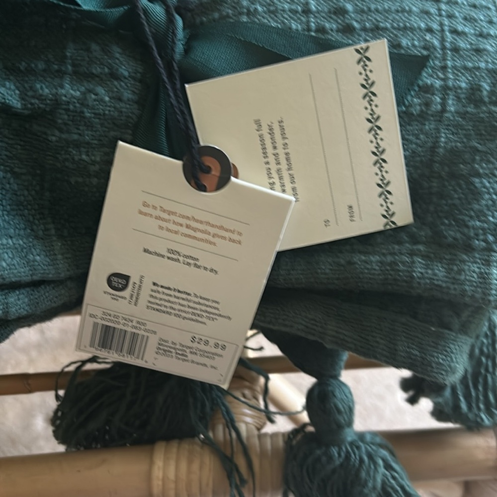 Hearth & Hand 50” x 60” Throw Blanket - Picture 3 of 5